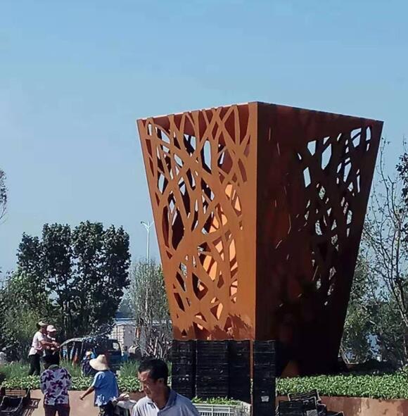 东方耐候钢板雕塑