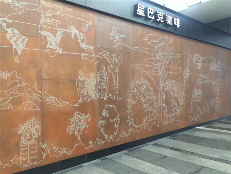 东方耐候钢幕墙
